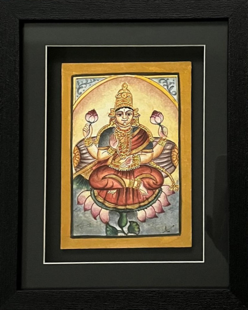 Buy The Goddess of Prosperity and Abundance: Lakshmi in Mysore art by Hemalatha B