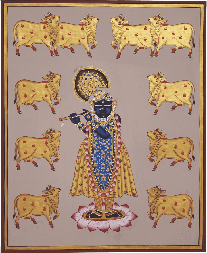The Gopala in Pichwai by Dinesh Soni Thumbnail