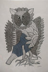 Buy The Guardian Owl in Gond by Sukhiram Maravi