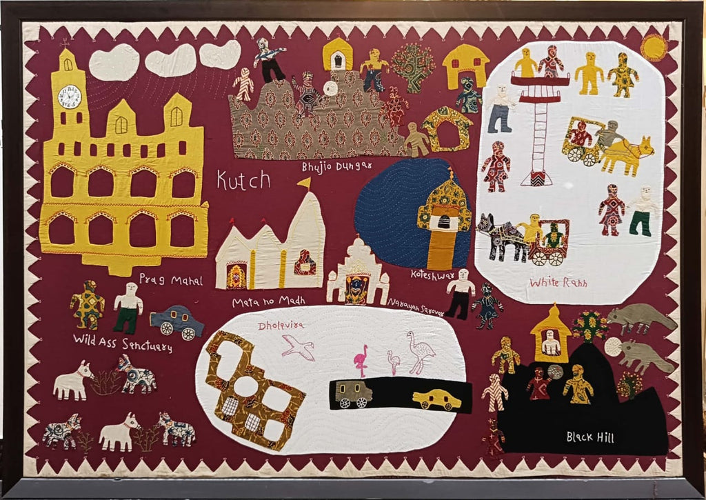 Buy The Heritage of Gujarat In Kutch Applique by Kala Raksha