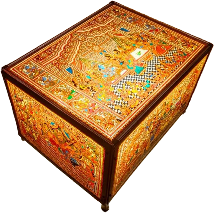 The Heroic Deeds of Lord Vishnu and his incarnations: A Masterpiece in Tholu Bommalata by Kanday Anjanappa Thumbnail