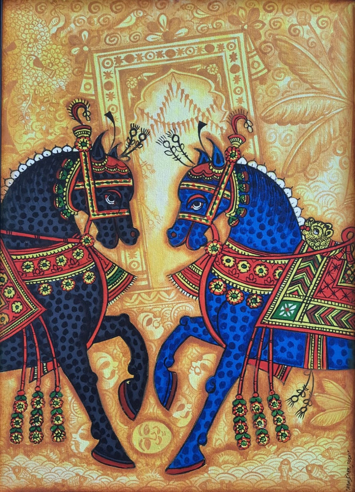 The Horses in Phad by Abhishek Joshi Thumbnail