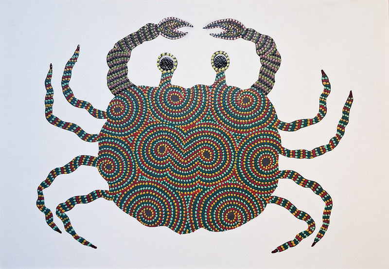buy The Hypnotizing Crab In Bhil by Kamlesh Parmar