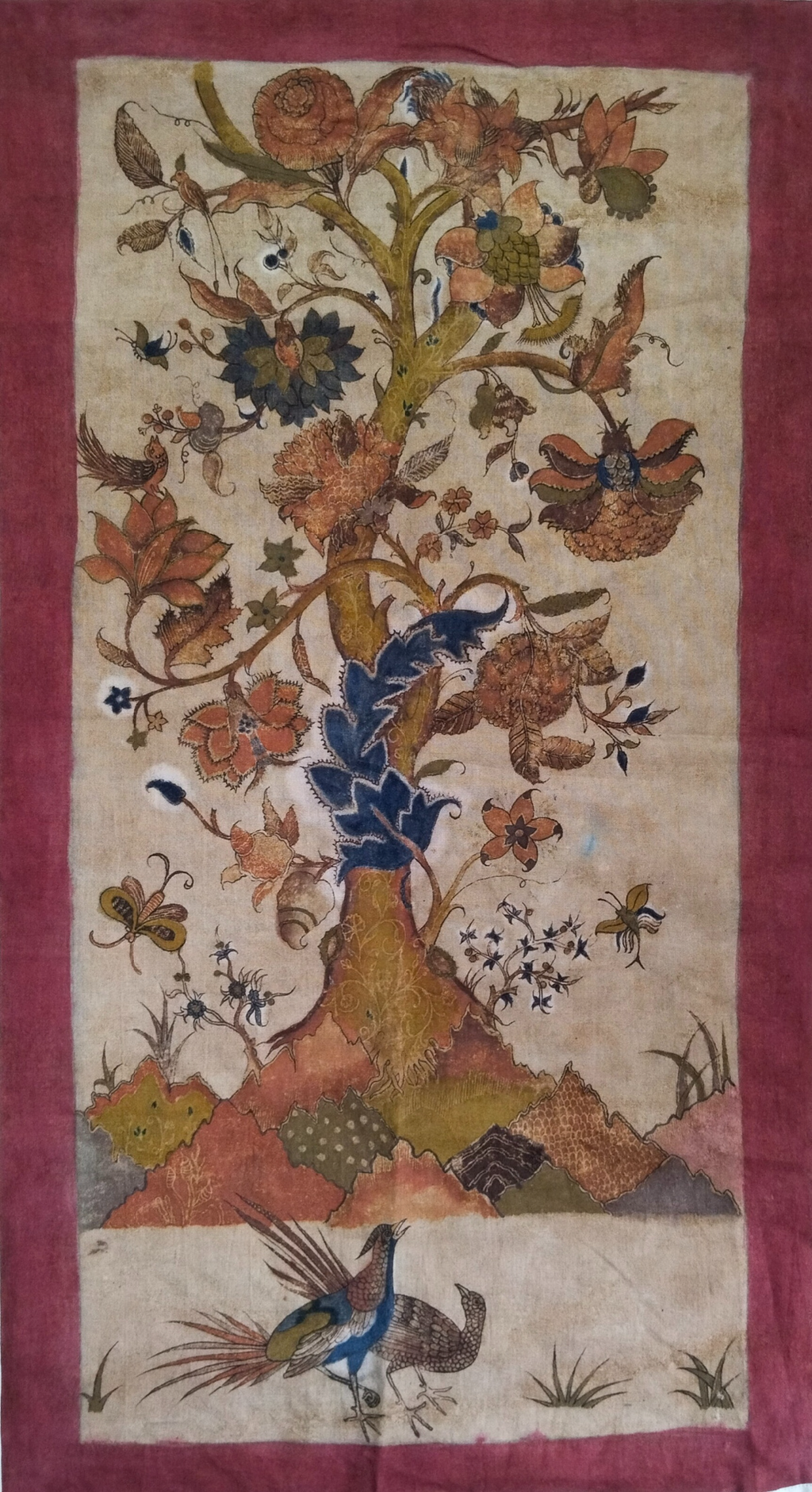 The Lovers in Kalamkari by Sridevi Ponnambalam Thumbnail