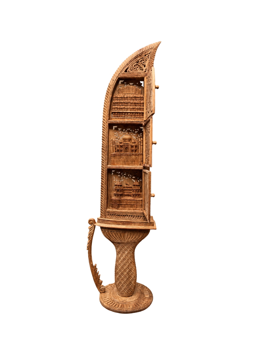 The Monument Dagger in Raw Sandalwood by Om Prakash Thumbnail