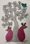 Buy The Nature's Companion: Tree, Mouse and Bird in Gond by Choti Tekam