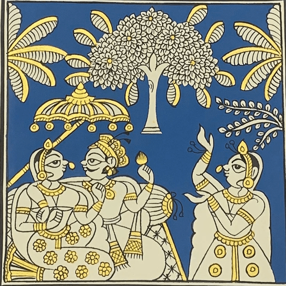 The Royal Celebration: Phad Painting by Kritika Joshi Thumbnail