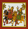 Buy The Royal Horsemen: A Phad Painting by Kalyan Joshi