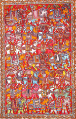 Buy The Royal Procession: Animals in Karuppur Kalamkari  by K. Lakshminarayan