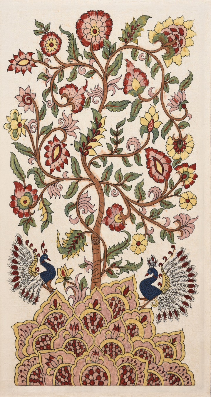 The Sacred Tree of Life in Kalamkari by Ghanshyam Sarode Thumbnail