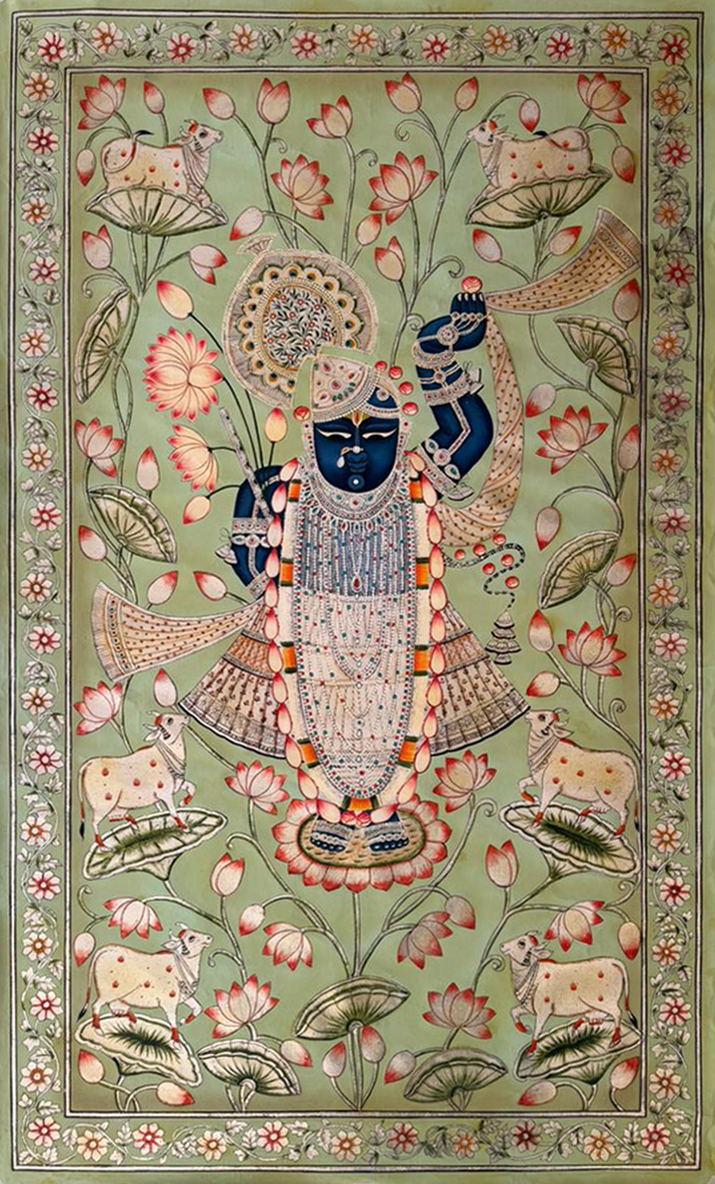 The Serene Devotion: Shrinathji in Pichwai by Naveen Soni Thumbnail