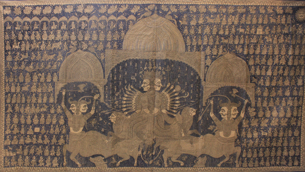The Tale of Vishat Mata in Mata ni Pachedi by Dilip Chitara Thumbnail