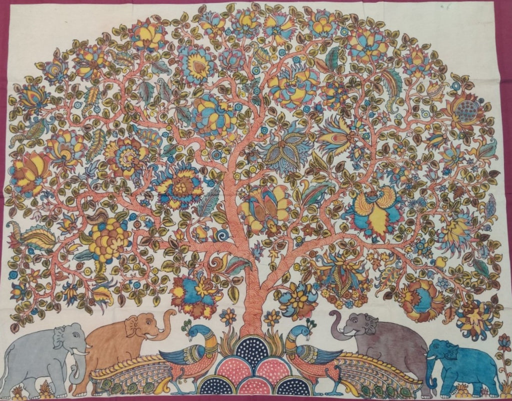 The Tree of Life in Kalamkari by Harinath N Thumbnail