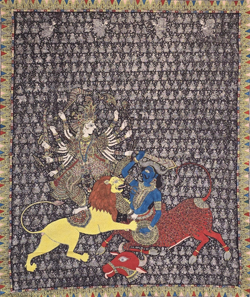 Buy The Triumph of Chamunda Devi in Mata ni Pachedi by Vasant Manubhai Chitara