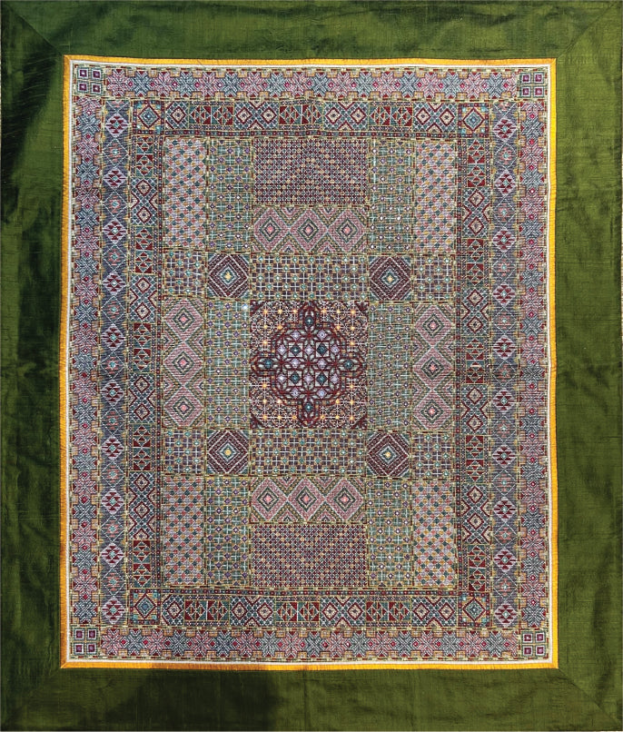 Buy The Weaver's Dream in Jat Garasiya Embroidery by Shrujan