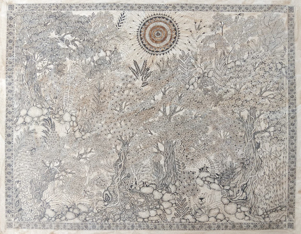 The mysterious forest in Warli by Warli by Sayli Prasad Dadoda Thumbnail