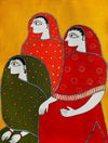 Buy Three Girls (Amrita Sher-Gil) in Madhubani by Izhar Ansari