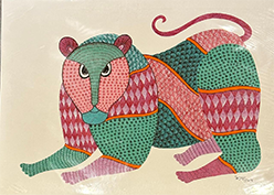 Tiger in Gond by Kailash Pradhan Thumbnail