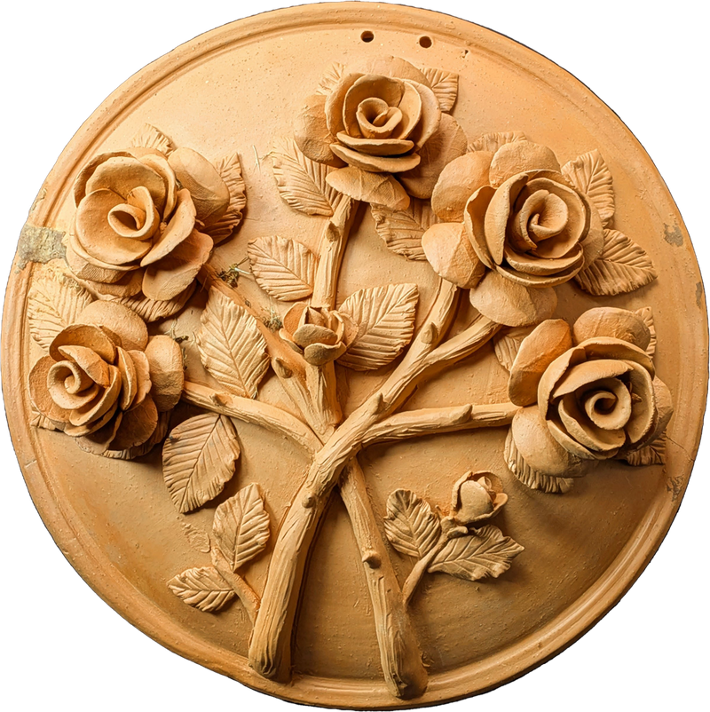 Buy Timeless Roses in Teracotta by Dolon Kundu