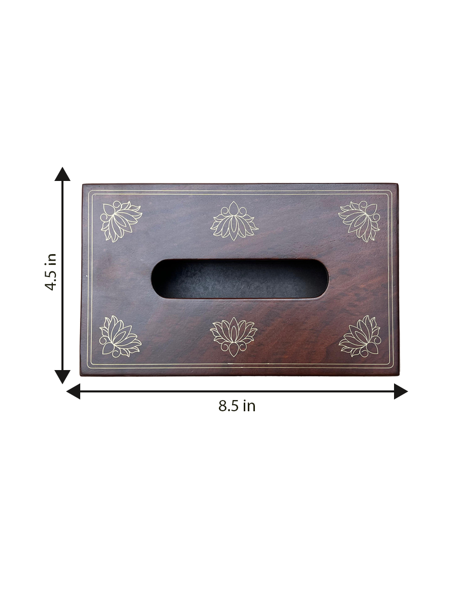 Buy Tissue Holder in Tarkashi by Mohan Lal Sharma