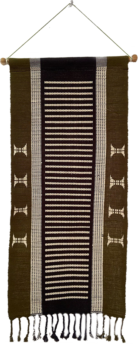 Buy Tradition Meets Modernity: Loin Loom Woven Naga Wall Hanging in by Antaran