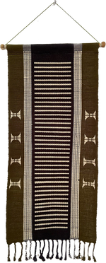 Buy Tradition Meets Modernity: Loin Loom Woven Naga Wall Hanging in by Antaran