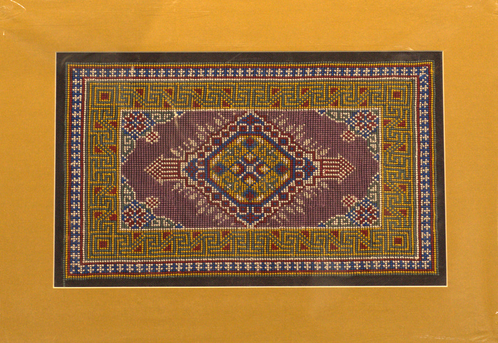 Traditional Carpret Medallion in Jat Garaasiya Embroidery Thumbnail
