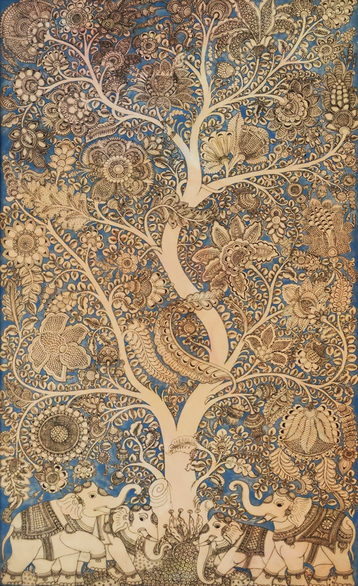 Tree Of Life In Kalamkari By Harinath N Thumbnail