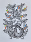 Shop Tree and Birds in Gond by Saroj Venkat Shyam 