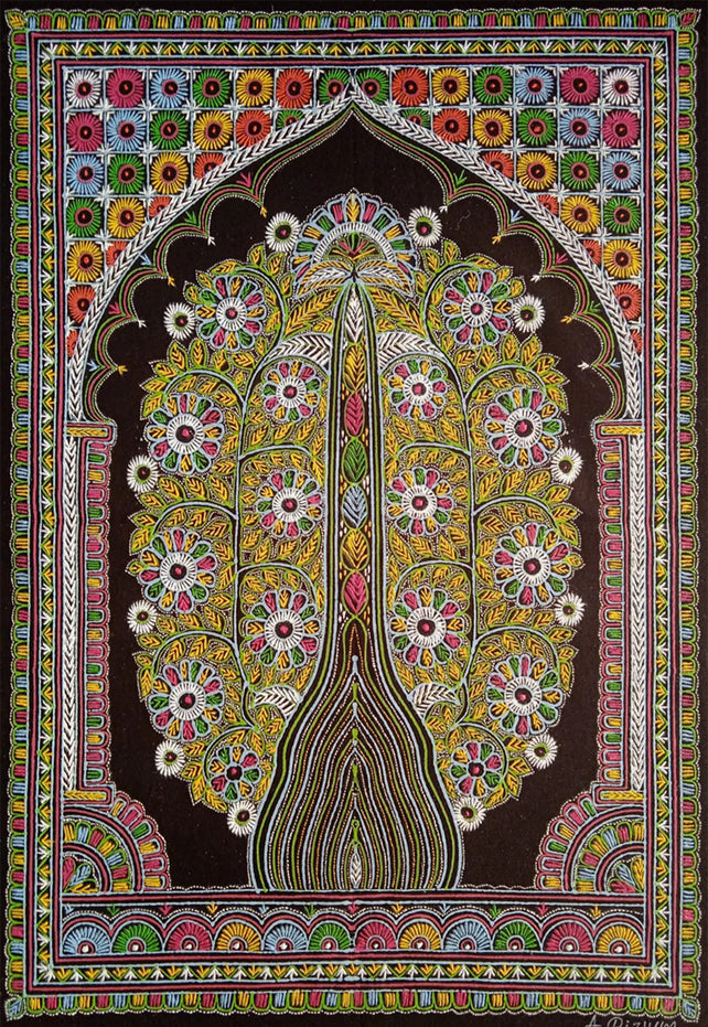 Tree of Life Rogan Art by Rizwan Khatri Thumbnail