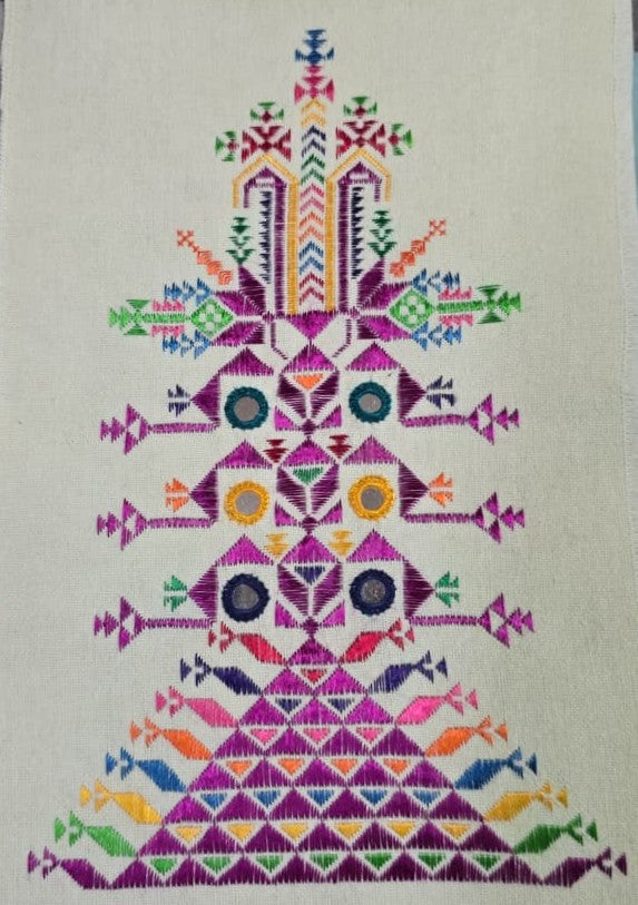 Tree in Soof Embroidery by Daya Ben Thumbnail