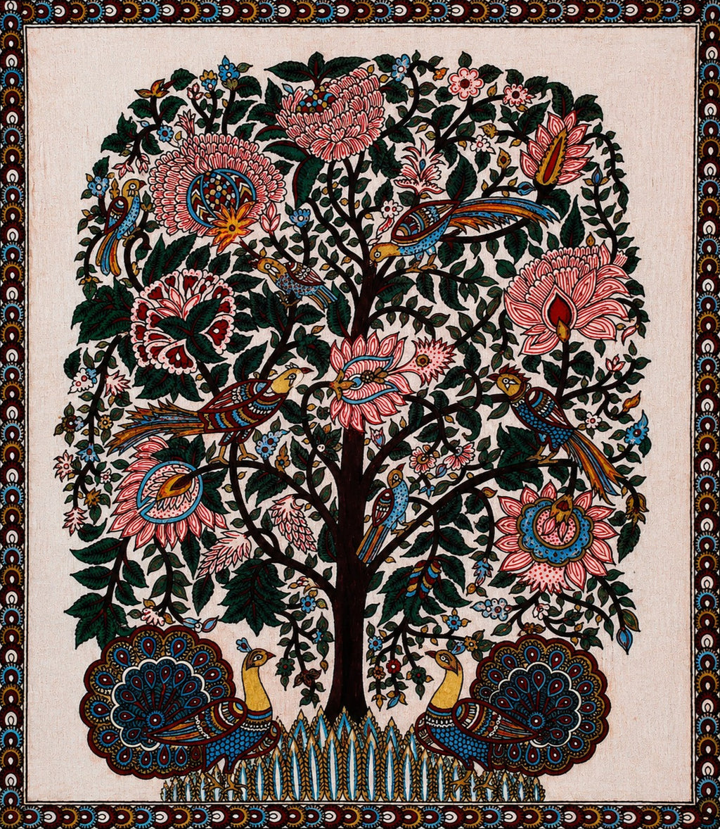 Tree of Life Kalamkari Painting by Siva Reddy Thumbnail