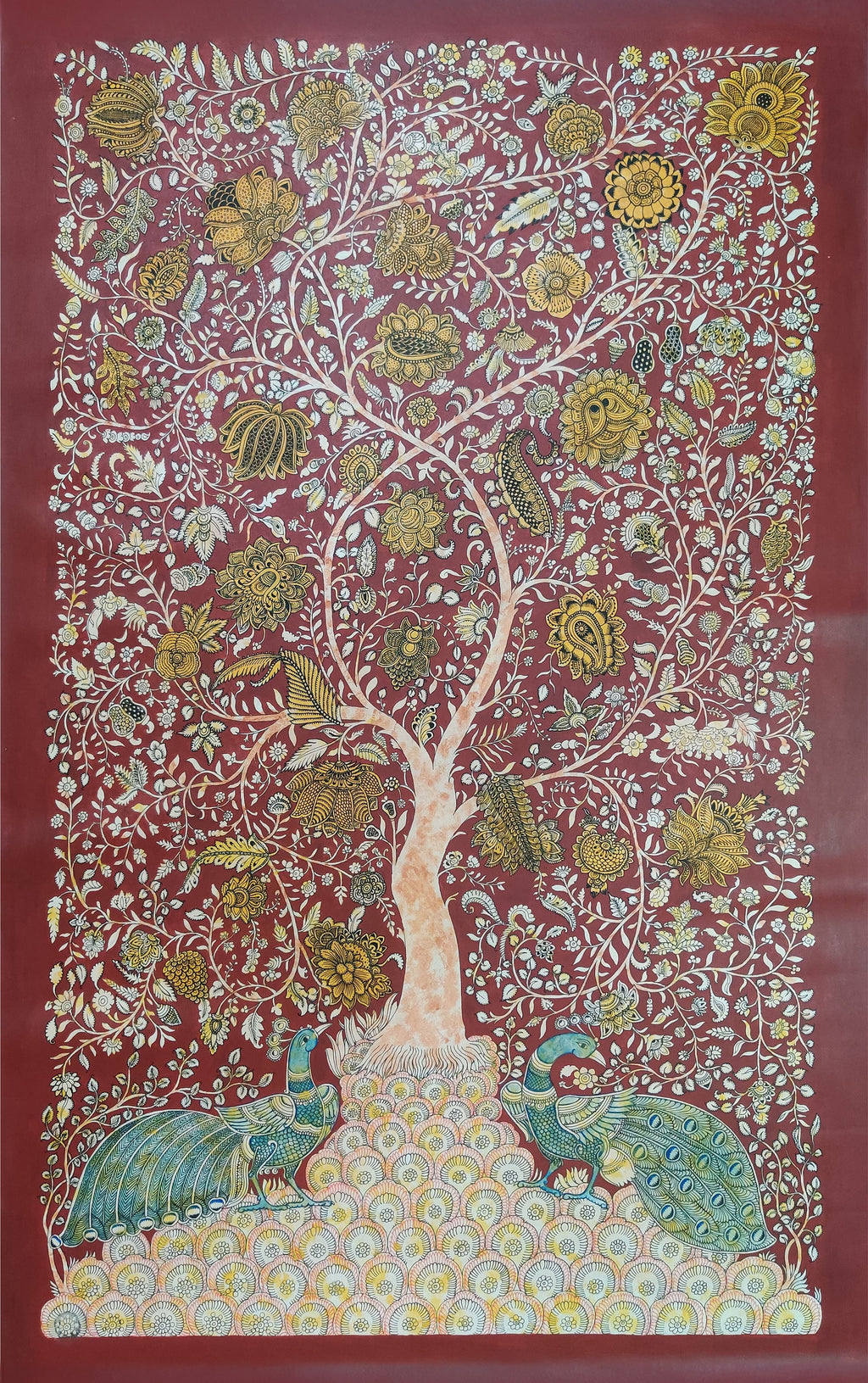 Buy Tree of Life in Kalamkari by Harinath N