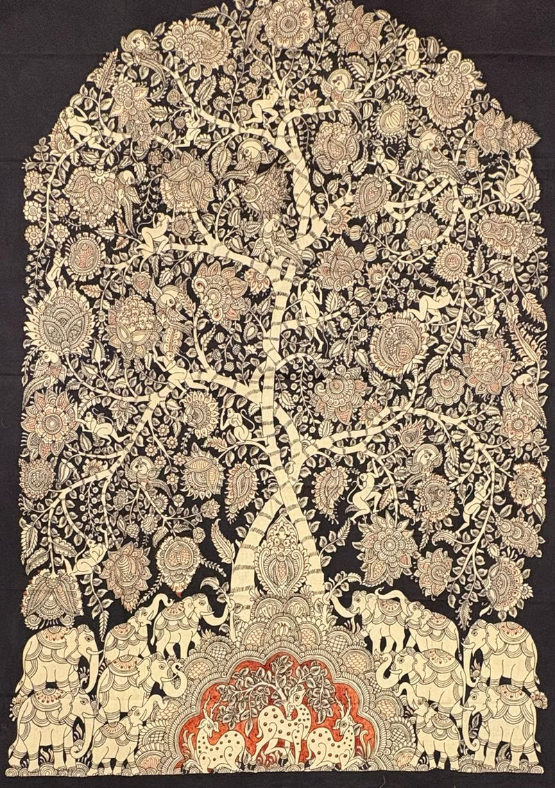Tree of life in Kalamkari Painting Online