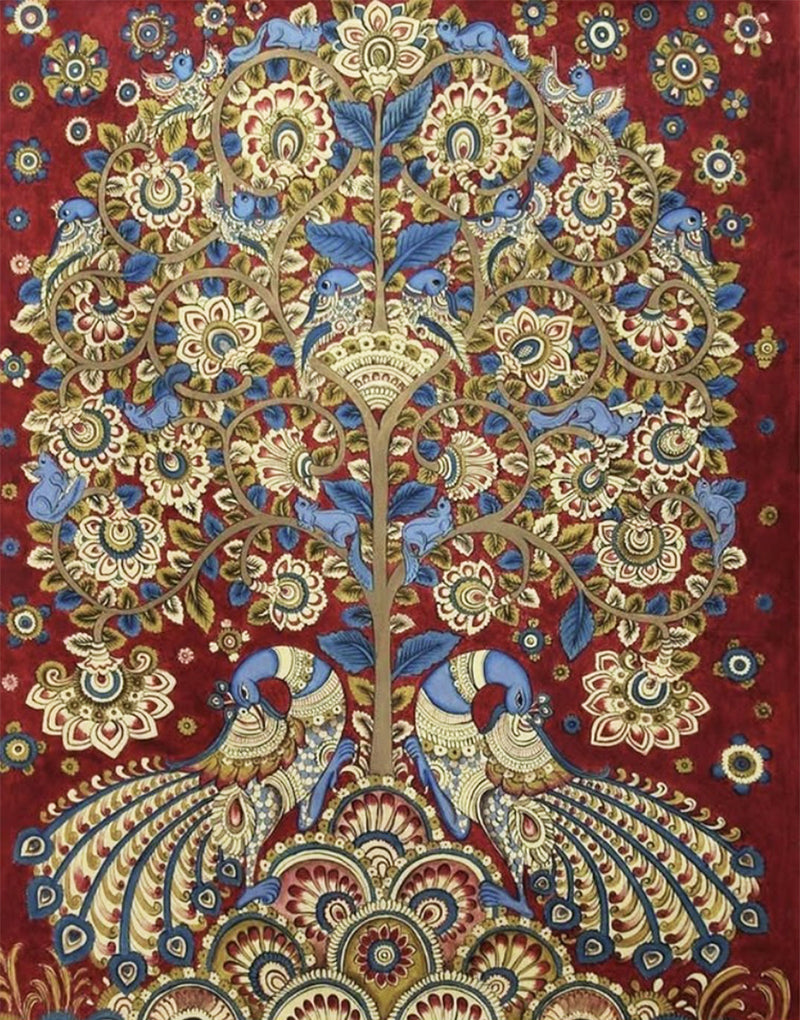 Buy Tree of life in Kalamkari by Harinath N