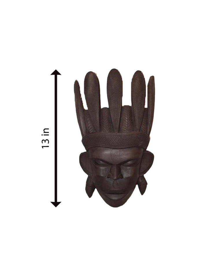 Tribal in Wooden mask Paramesh Sarkar Thumbnail