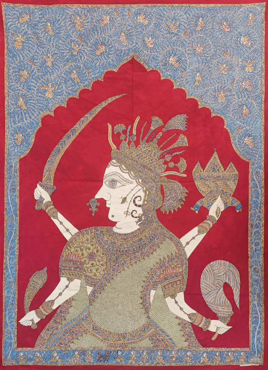 Triumph over fear: Jogani Mata in Mata ni Pachedi by Vasant Manubhai Chittara Thumbnail