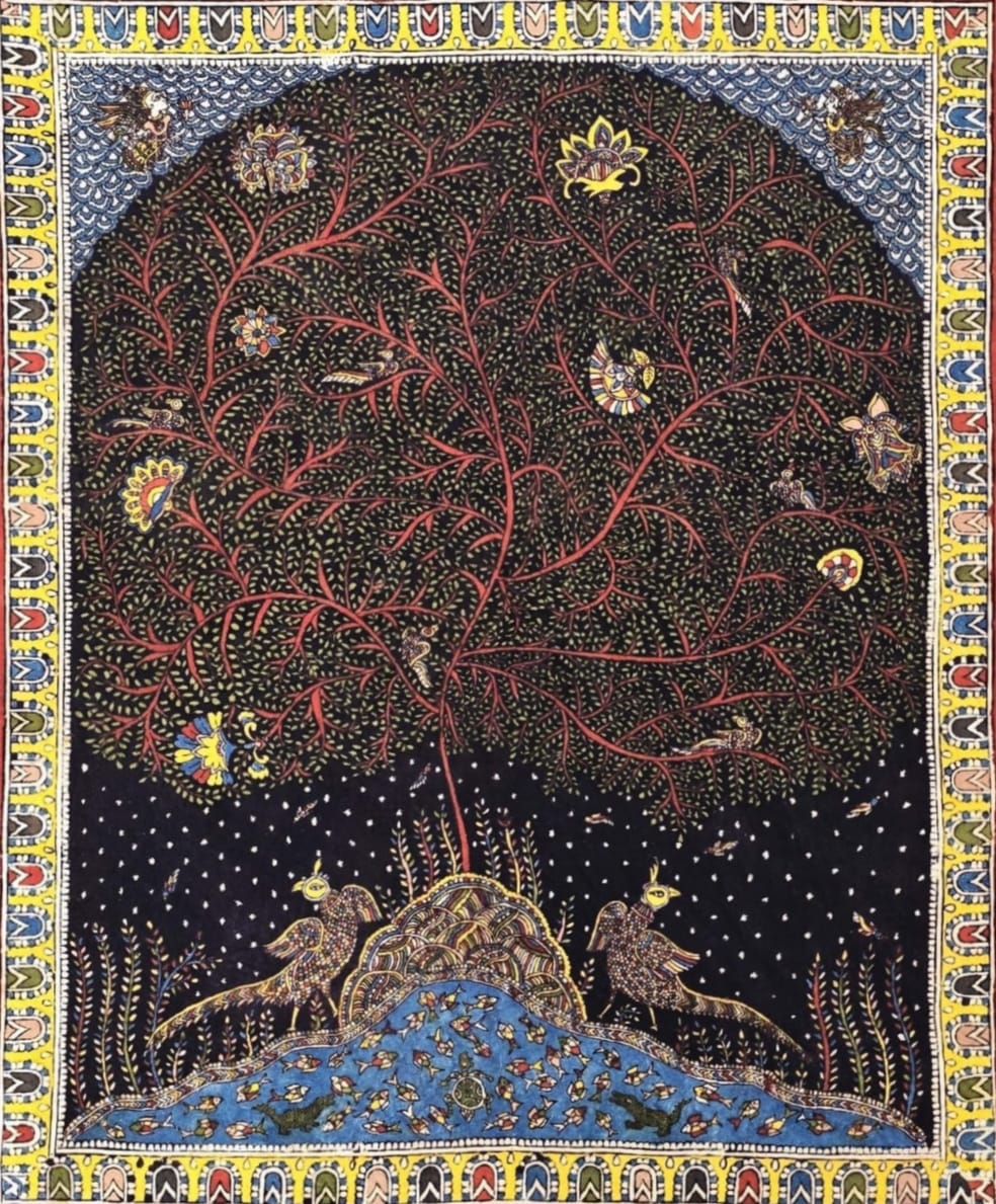 Buy Universal Abundance: Tree of Life in Mata Ni Pachedi By Vasant Manubhai Chitara