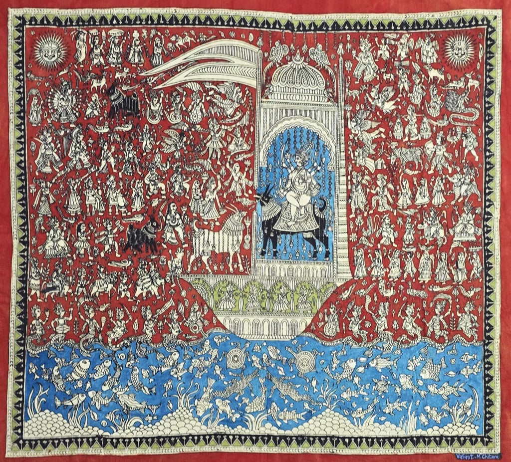 Vahanvati Mata in Mata Ni Pachedi by Vasant Manubhai Chittara Thumbnail