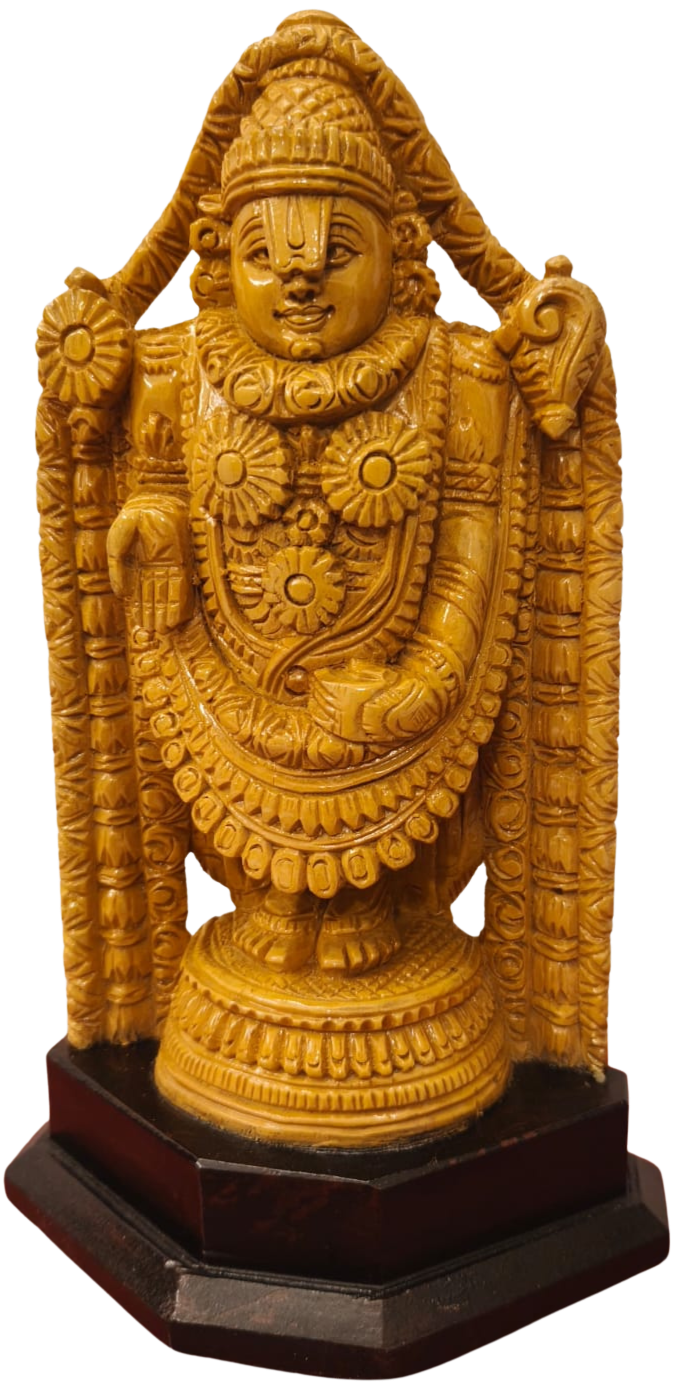 Venkateswara in Kumbla Wood by Diya Handicrafts Thumbnail