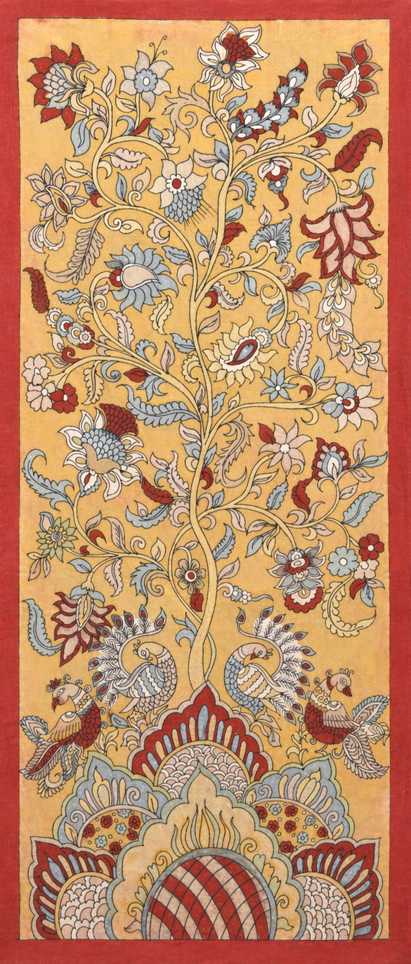 Vibrant Tree of Life in Kalamkari by Ghanshyam Sarode Thumbnail