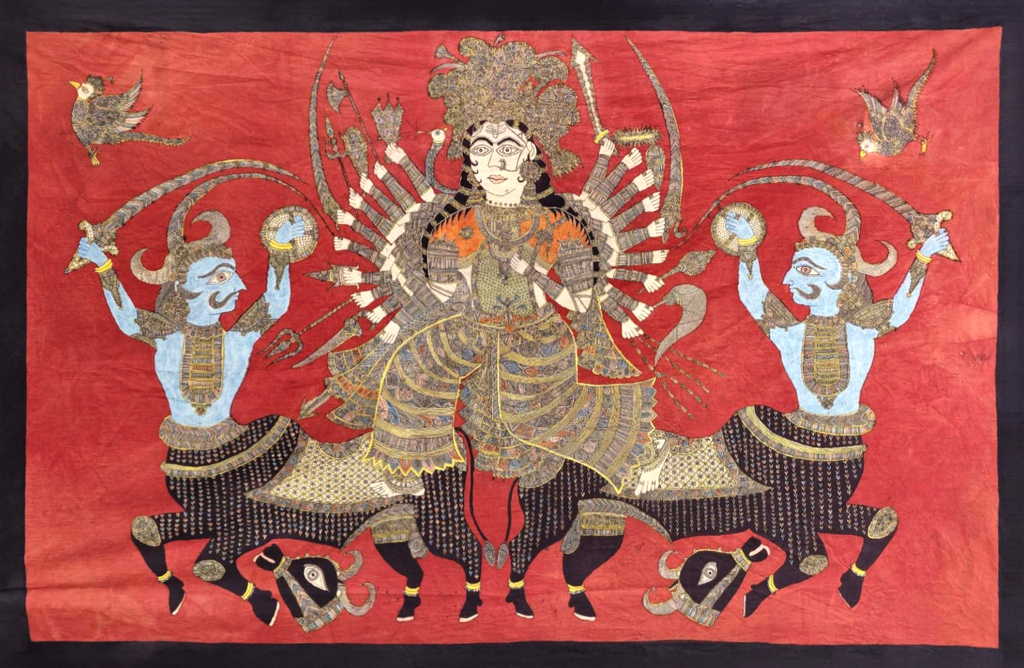 Visat Mata's Sacred War in Mata ni Pachedi by Vasant Manubhai Chittara Thumbnail