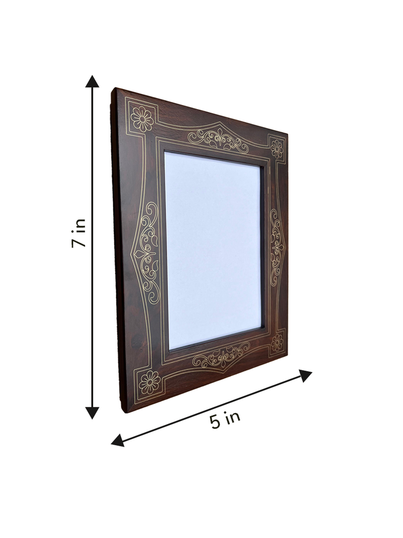 Wall photo frame in Tarkashi by Mohan Lal Sharma for sale