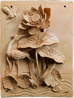 Buy Waterside Harmony in Terracotta by Dolon Kundu