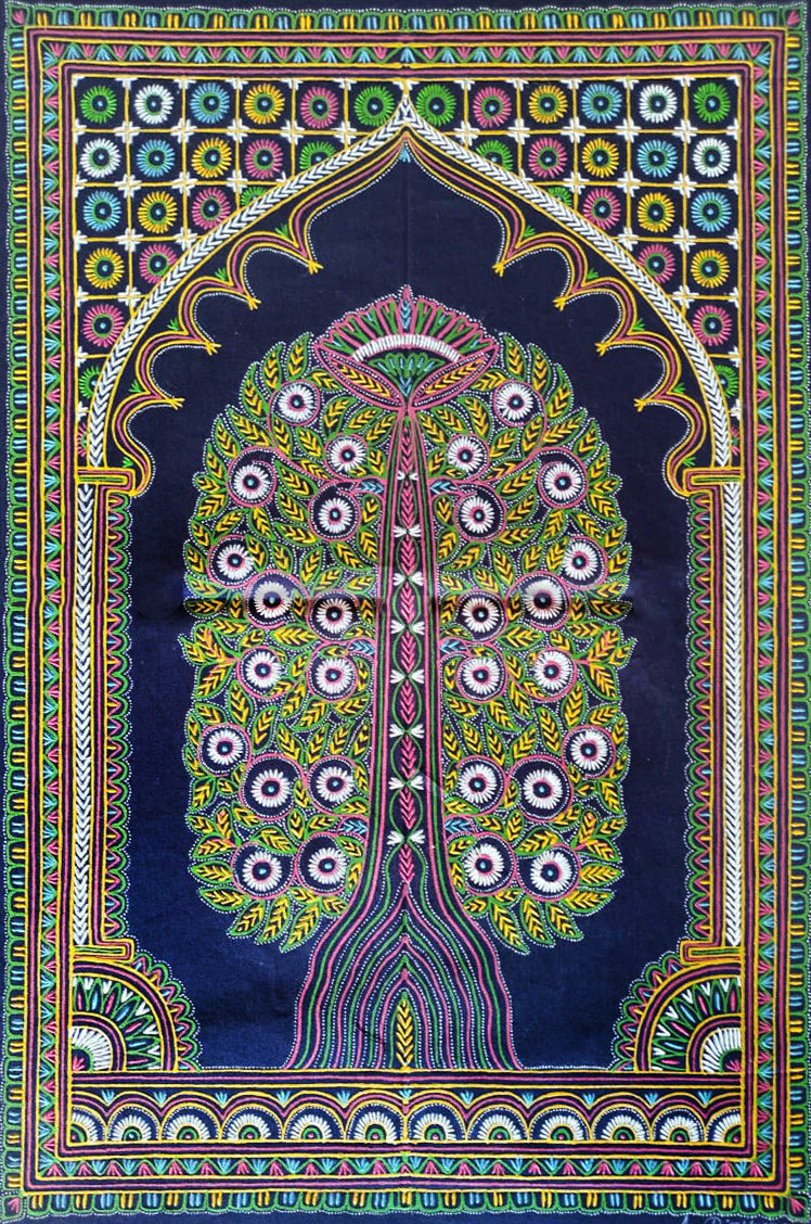 Tree Of Life Rogan Painting By Rizwan Khatri tree-of-life-rogan-painting-by-rizwan-khatri