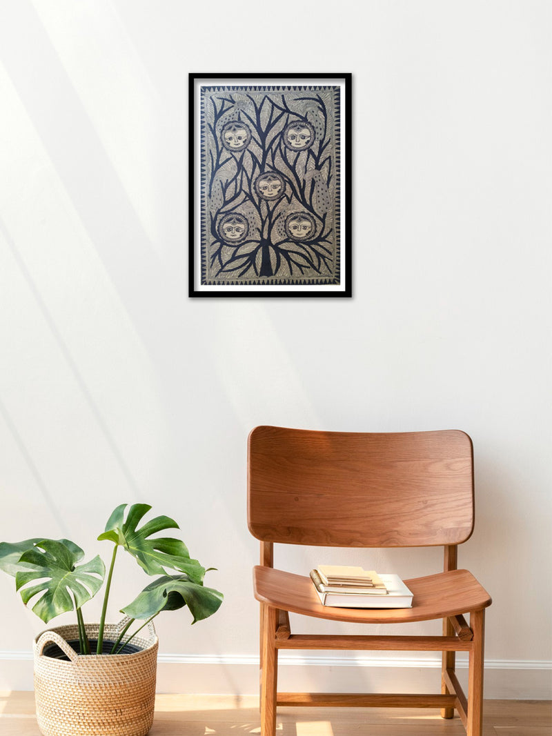 Bandevi in Madhubani by Naina Creation
