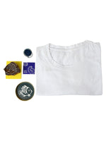 POTLI DIY Craft Kit - Block Print Your own T-Shirt (Fish) Age 4-12 years