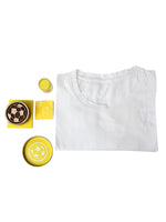 POTLI DIY Craft Kit - Block Print Your own T-Shirt (Football) Age 4-12 years