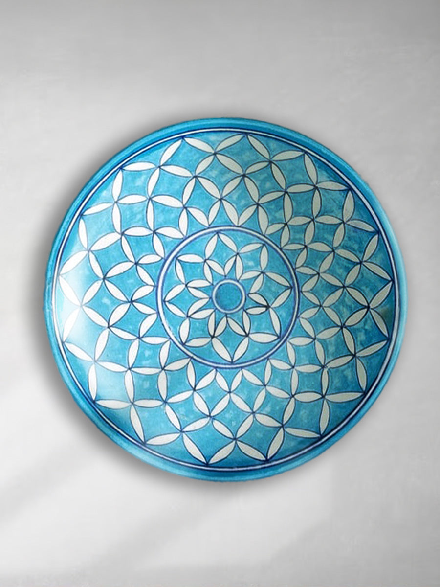  Buy Blue Pottery Plates at memeraki.com