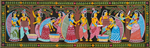 Buy Holi scene in Tikuli painting by Ashok Kumar